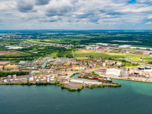 Port de Salaberry-de-Valleyfield , parc industriel Perron